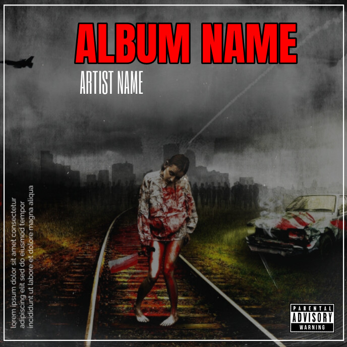 Apocalypse | Zombie  Album Cover template